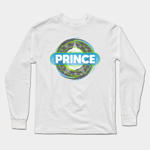 Prince Long Sleeve T-Shirt by Dale Preston Design